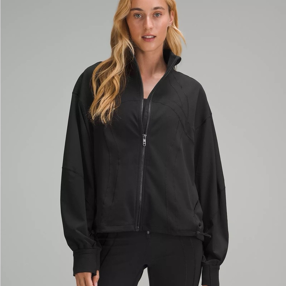 Lululemon Athletica Black Jacket and Flare Pants Set